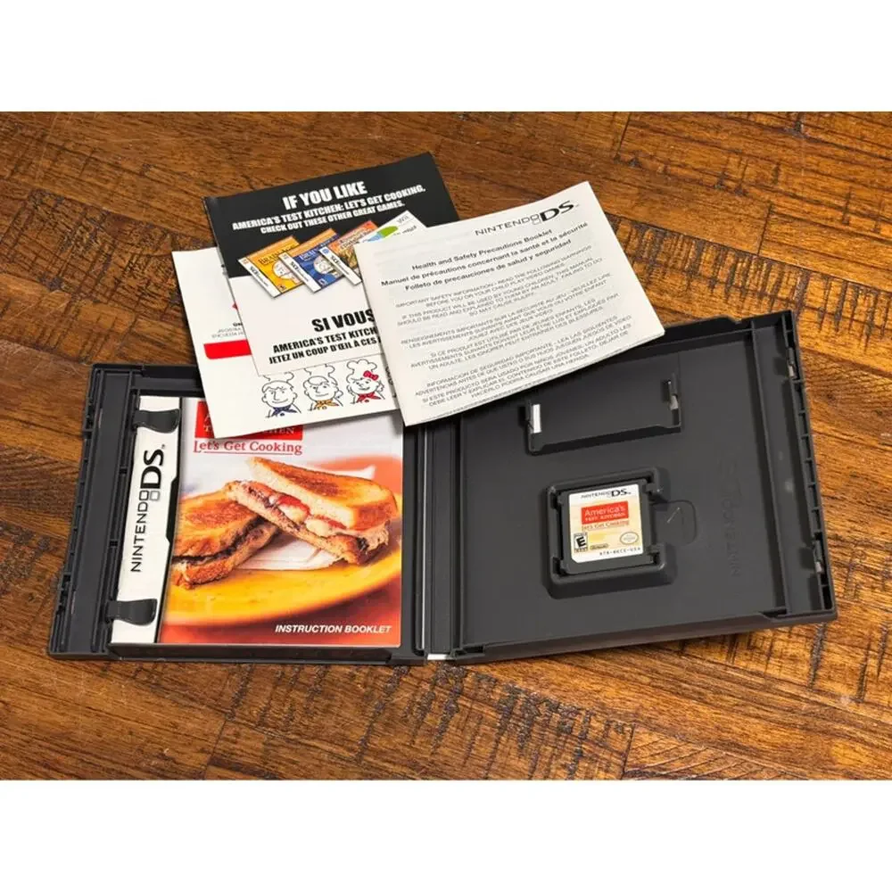 2010 Nintendo Ds Game America’s Test Kitchen Lets Get Cooking